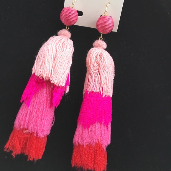 CHICBOMB Jewelry - Cape Verde tassel fringe drop earrings.